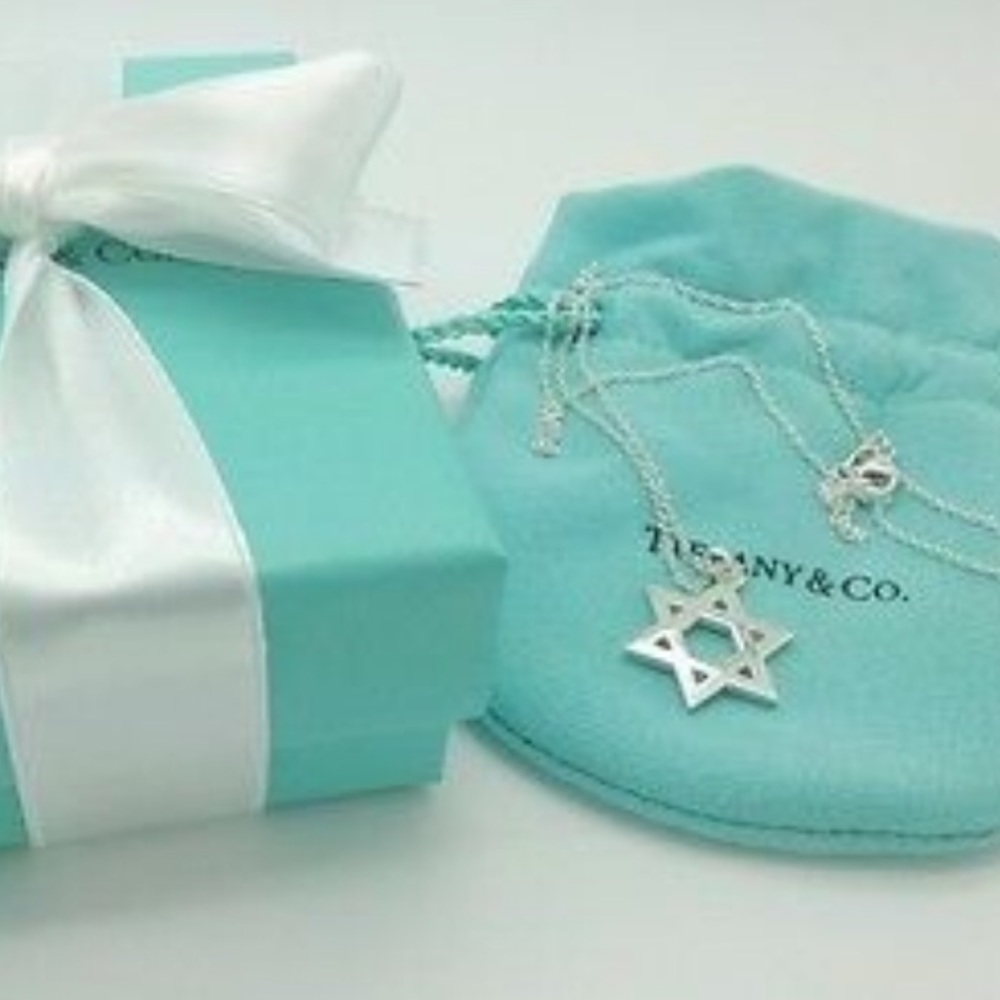 Tiffany Jewish star pendant